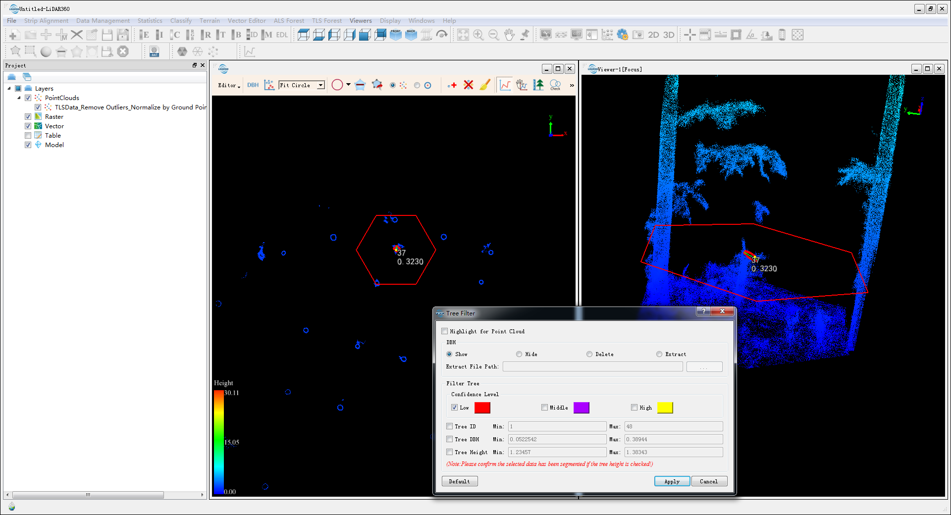 LiDAR360 TLS Forest