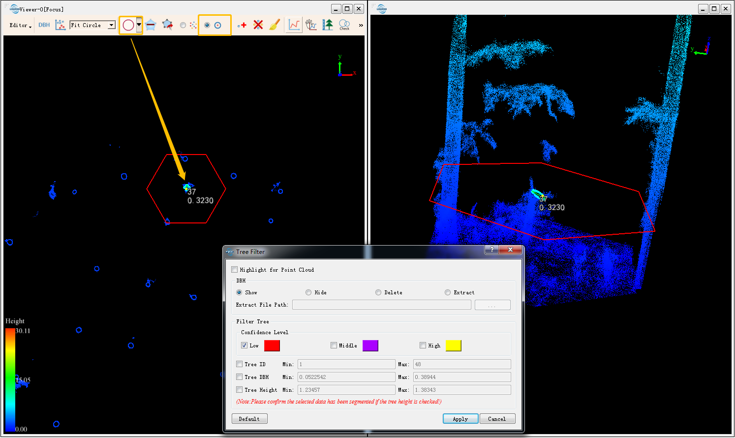 LiDAR360 TLS Forest