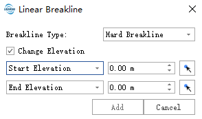Flat Area Breaklines