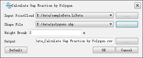 GapFractionInterfacebyPolygon