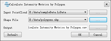 IntensityMetricsInterfacebyPolygon