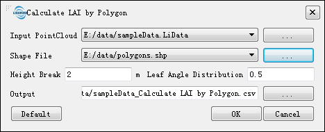 LeafAreaIndexInterfacebyPolygon