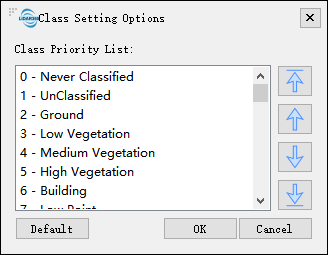 Class Setting Option