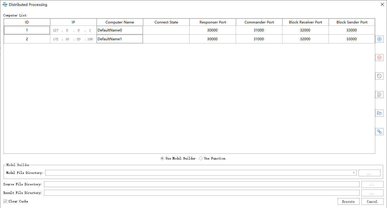 Master node settings