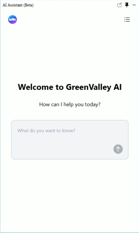 AI Assistant Interface