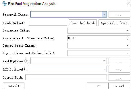 Fire Fuel Vegetation Analysis