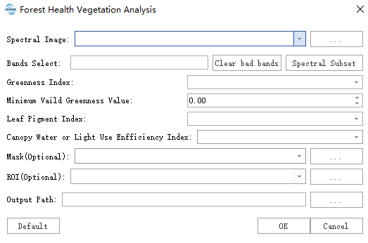 Forest Health Vegetation Analysis