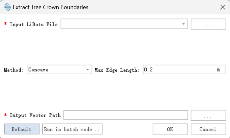 Extract Tree Crown Contour