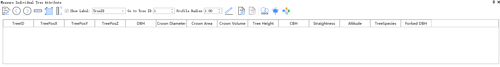Measure Individual Tree Attribute