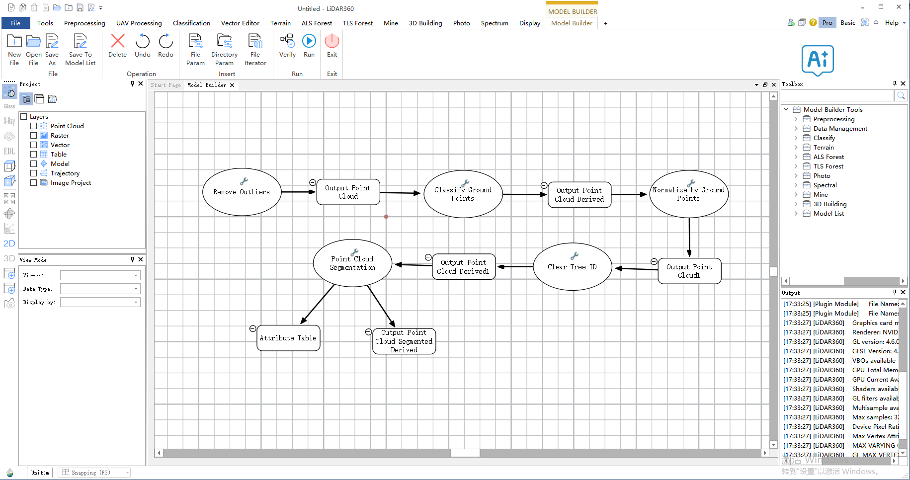 TLS PointCloud Segmentation Workflow