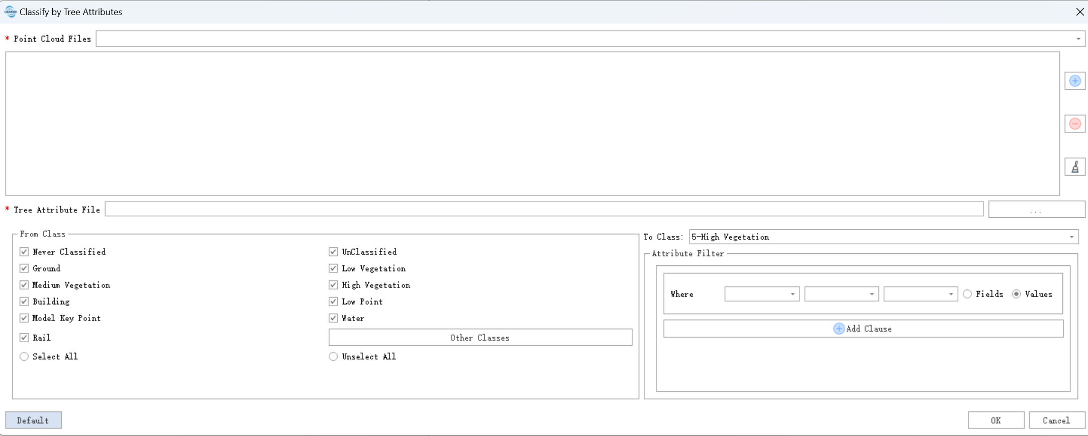 Classify by Tree Attribute