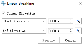 Linear Breaklines