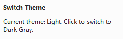 Switch Theme tooltip