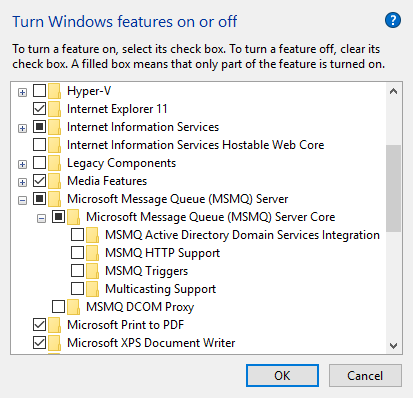 MSMQ Configuration