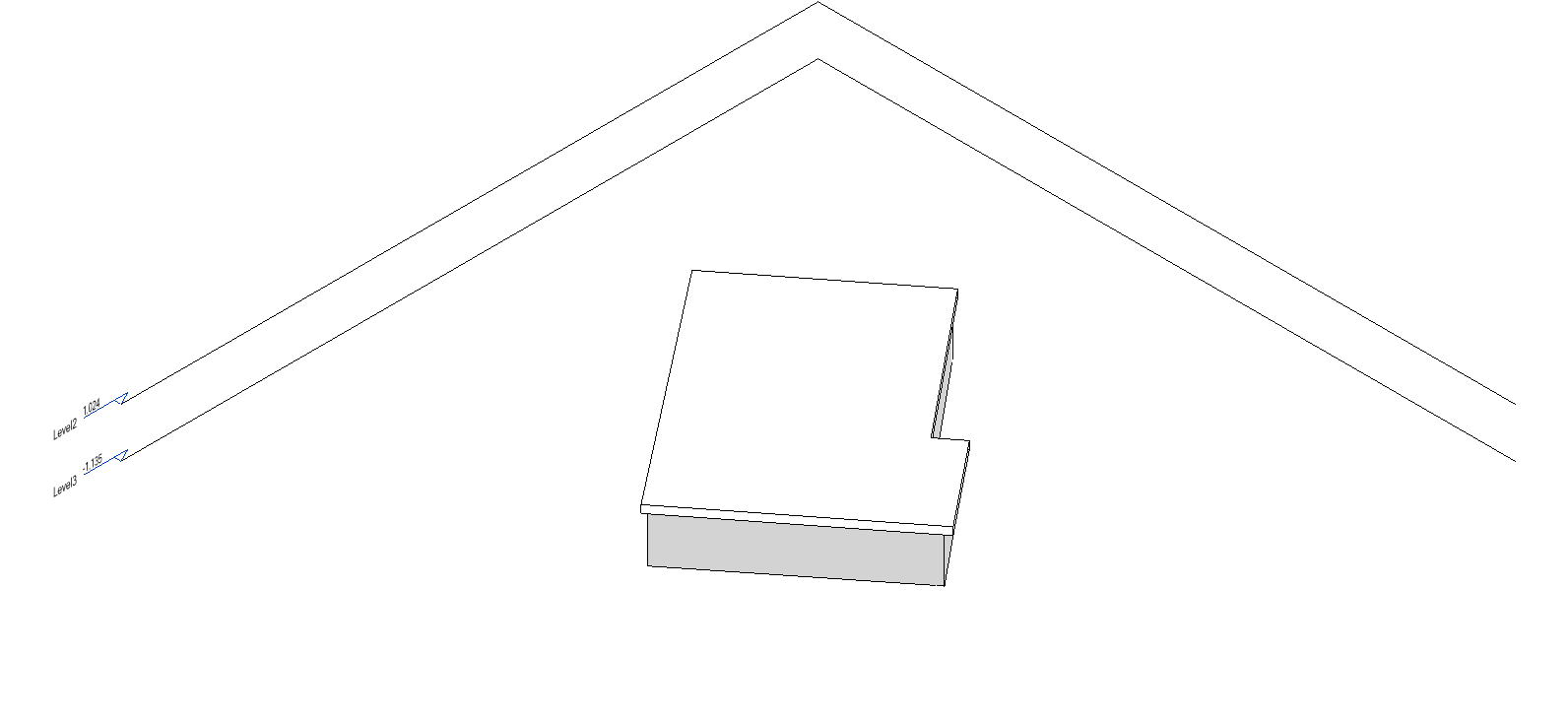 Roof Creation Result in Revit