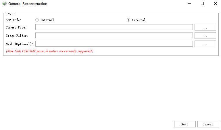 3D Reconstruction Interface