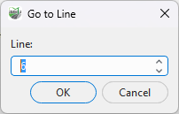 Go to a line