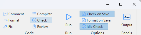Script tab