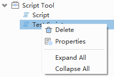 Script Tool context menu